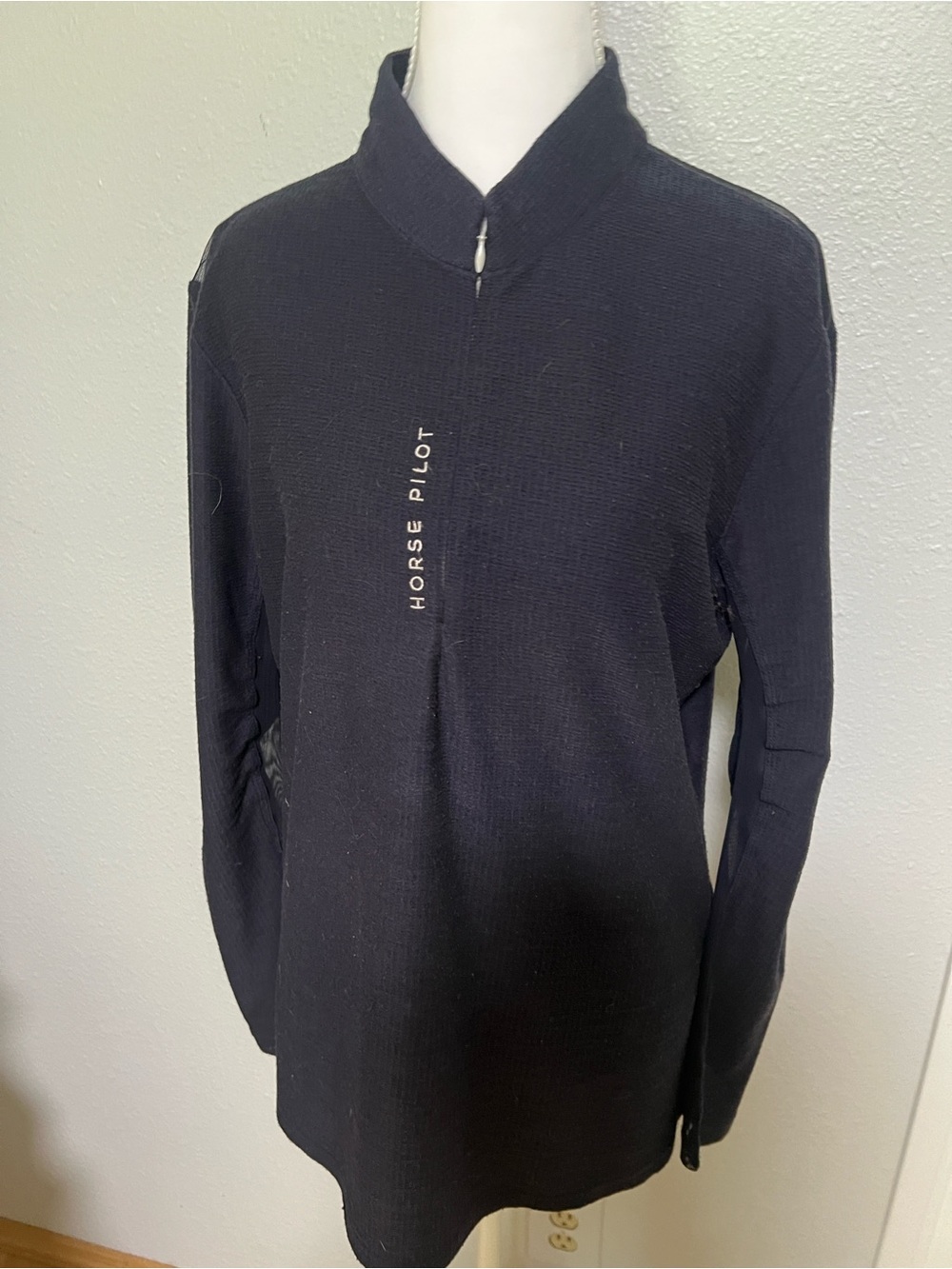 Horse Pilot Black XL Suntech Performance Top - Horse Pilot